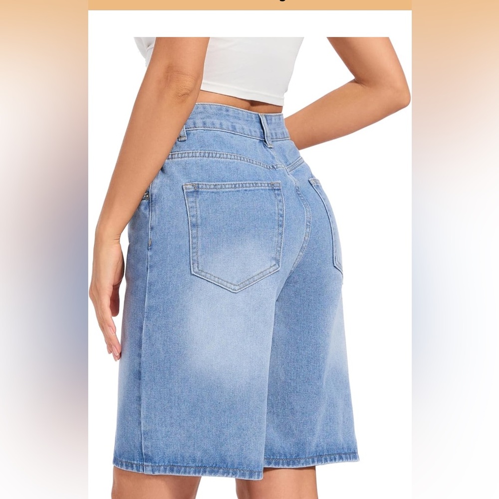 Stylish Light Blue Women's Wide Leg Jeans